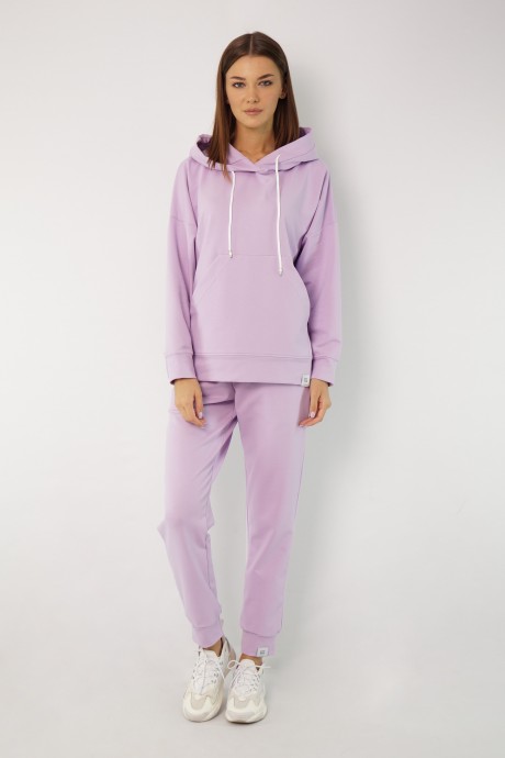 Джемпер (кофта) KIVVIWEAR 4015 12 Светло-лиловый размер 42-52 #2