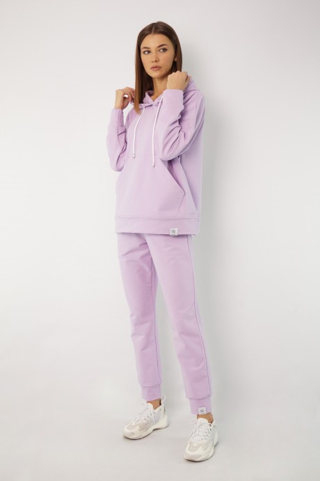 Джемпер (кофта) KIVVIWEAR 4015 12 Светло-лиловый размер 42-52 #4