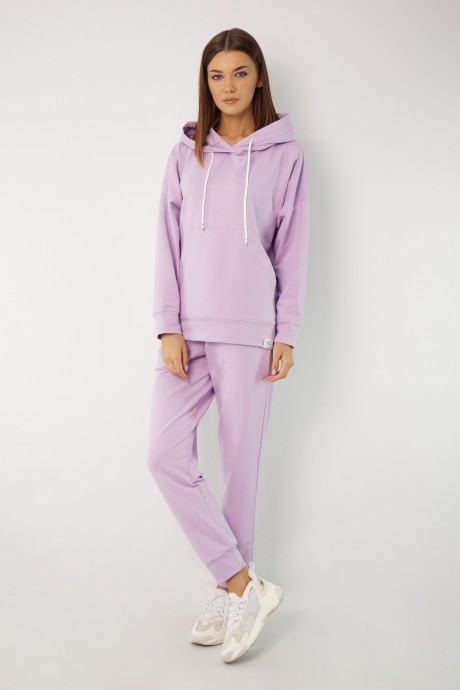 Джемпер (кофта) KIVVIWEAR 4015 12 Светло-лиловый размер 42-52 #5