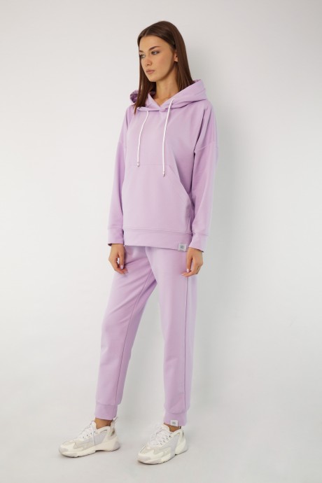 Джемпер (кофта) KIVVIWEAR 4015 12 Светло-лиловый размер 42-52 #6