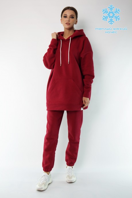 Спортивный костюм KIVVIWEAR 4054-4053 05 Марсала размер 42-52 #1