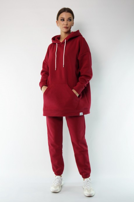 Спортивный костюм KIVVIWEAR 4054-4053 05 Марсала размер 42-52 #2