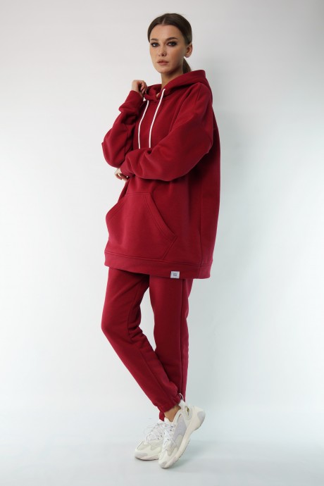 Спортивный костюм KIVVIWEAR 4054-4053 05 Марсала размер 42-52 #5