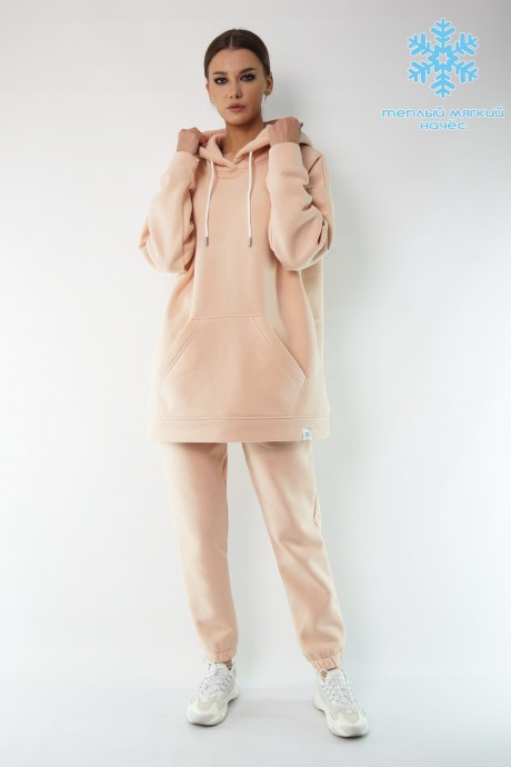 Спортивный костюм KIVVIWEAR 4054-4053 07 Пудра размер 42-52 #1