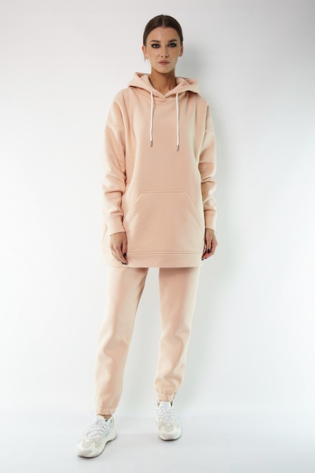 Спортивный костюм KIVVIWEAR 4054-4053 07 Пудра размер 42-52 #2