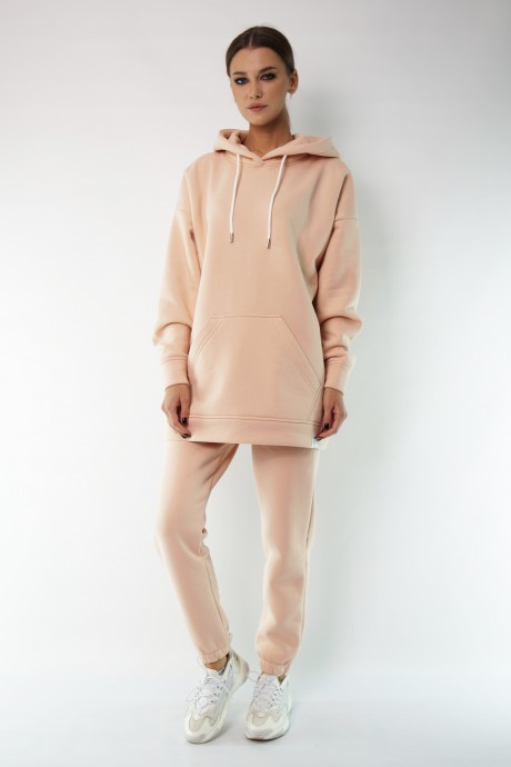 Спортивный костюм KIVVIWEAR 4054-4053 07 Пудра размер 42-52 #3