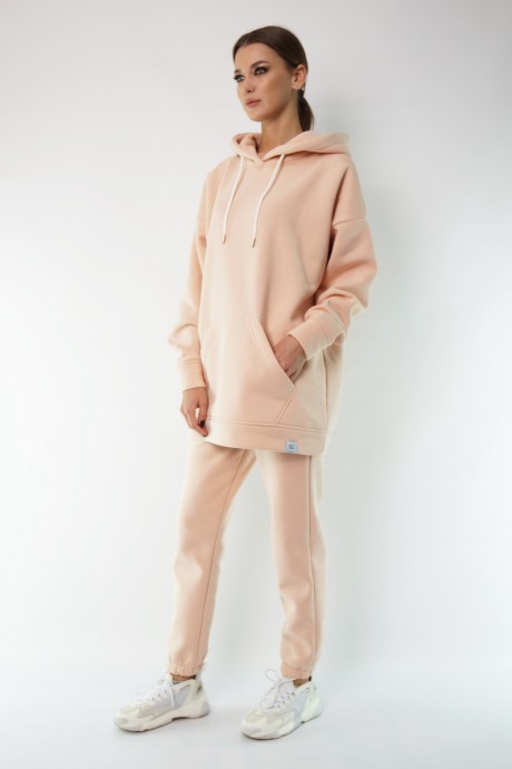 Спортивный костюм KIVVIWEAR 4054-4053 07 Пудра размер 42-52 #5
