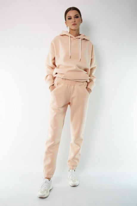 Спортивный костюм KIVVIWEAR 4054-4053 07 Пудра размер 42-52 #10