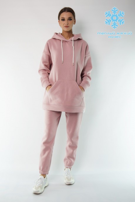 Спортивный костюм KIVVIWEAR 4054-4053 08 Пыльная роза размер 42-52 #1