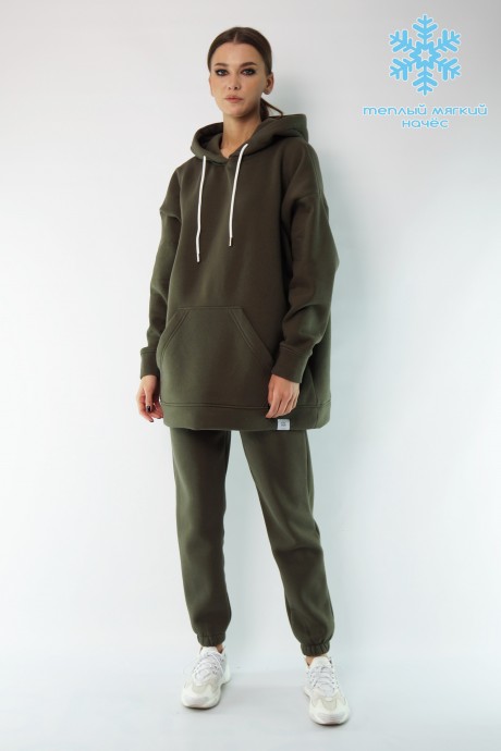 Спортивный костюм KIVVIWEAR 4054-4053 09 Хаки размер 42-52 #1