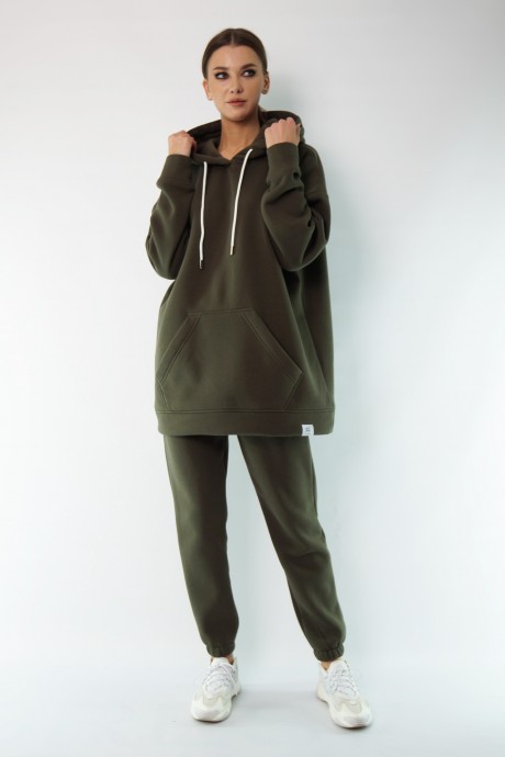 Спортивный костюм KIVVIWEAR 4054-4053 09 Хаки размер 42-52 #3