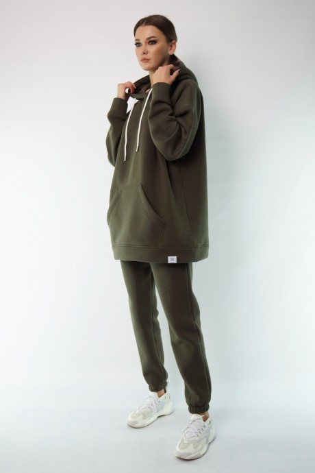 Спортивный костюм KIVVIWEAR 4054-4053 09 Хаки размер 42-52 #5