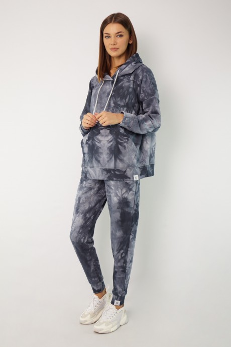 Спортивный костюм KIVVIWEAR 4047-4049 01 Пятнистый синий размер 42-52 #2