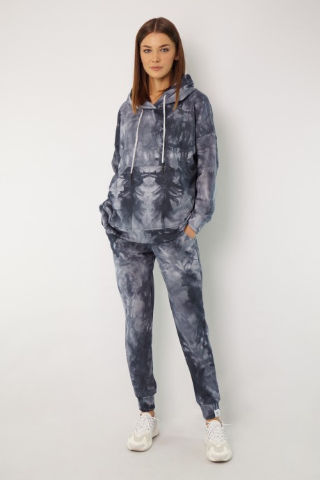 Спортивный костюм KIVVIWEAR 4047-4049 01 Пятнистый синий размер 42-52 #3