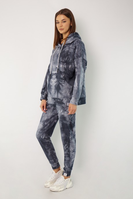 Спортивный костюм KIVVIWEAR 4047-4049 01 Пятнистый синий размер 42-52 #4