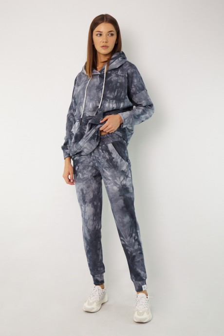 Спортивный костюм KIVVIWEAR 4047-4049 01 Пятнистый синий размер 42-52 #6