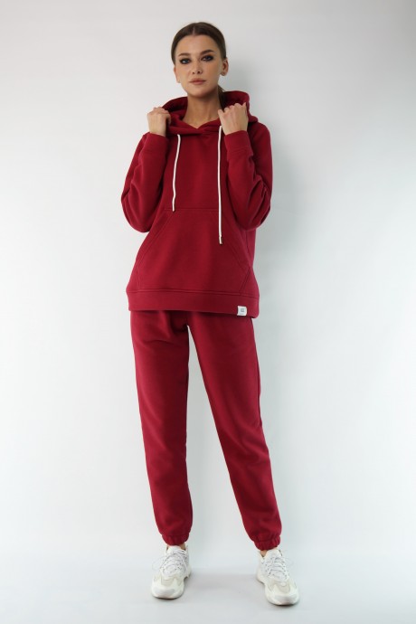 Спортивный костюм KIVVIWEAR 4052-4053 05 Марсала размер 42-52 #10