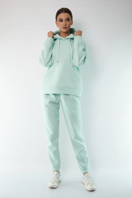 Спортивный костюм KIVVIWEAR 4052-4053 06 Мята размер 42-52 #2