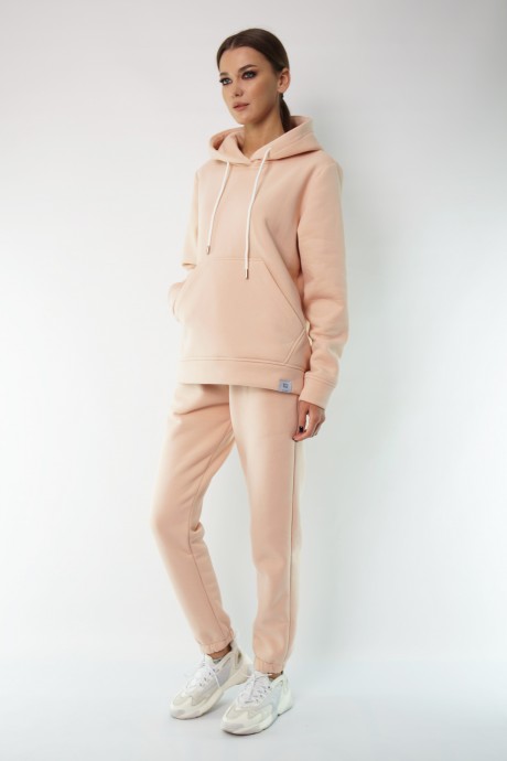 Спортивный костюм KIVVIWEAR 4052-4053 07 Пудра размер 42-52 #4