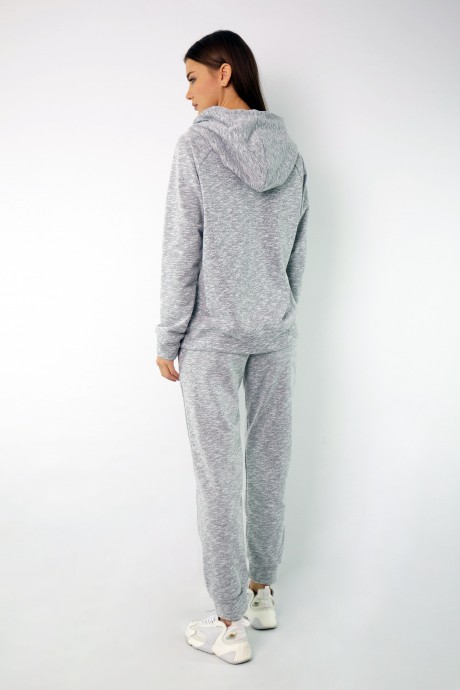 Спортивный костюм KIVVIWEAR 4046-4050 02 Светло-серый меланж размер 42-52 #7