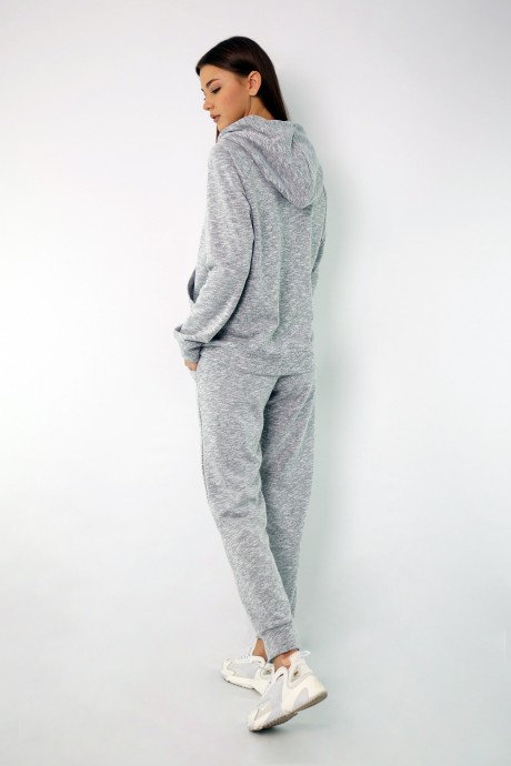 Спортивный костюм KIVVIWEAR 4046-4050 02 Светло-серый меланж размер 42-52 #8