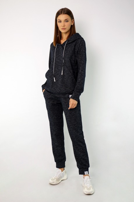Спортивный костюм KIVVIWEAR 4046-4050 03 Сине-серый меланж размер 42-52 #2