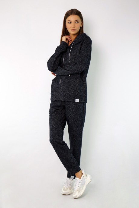 Спортивный костюм KIVVIWEAR 4046-4050 03 Сине-серый меланж размер 42-52 #5