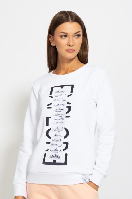 Спортивный костюм KIVVIWEAR 40484051 06 белый+персик размер 42-52 #6