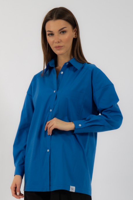 Рубашка KIVVIWEAR 4070 11 василек размер 42-52 #1