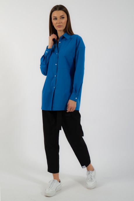 Рубашка KIVVIWEAR 4070 11 василек размер 42-52 #2