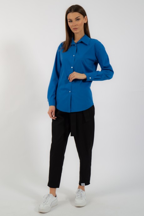 Рубашка KIVVIWEAR 4099 10 василек размер 42-52 #3