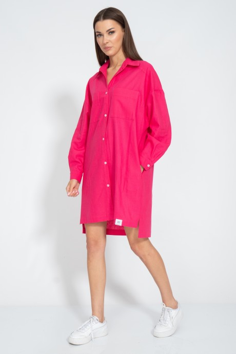 Платье KIVVIWEAR 3073 04 Фуксия размер 42-52 #2