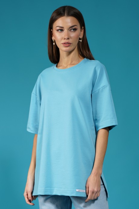 Майка KIVVIWEAR 4147 04 голубой размер 42-52 #1