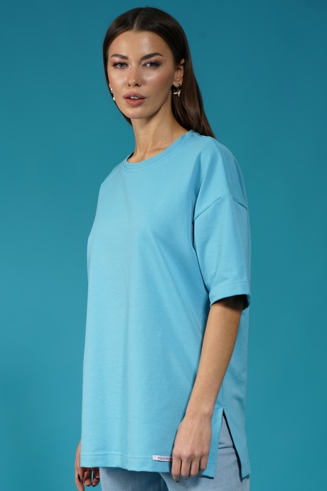 Майка KIVVIWEAR 4147 04 голубой размер 42-52 #2