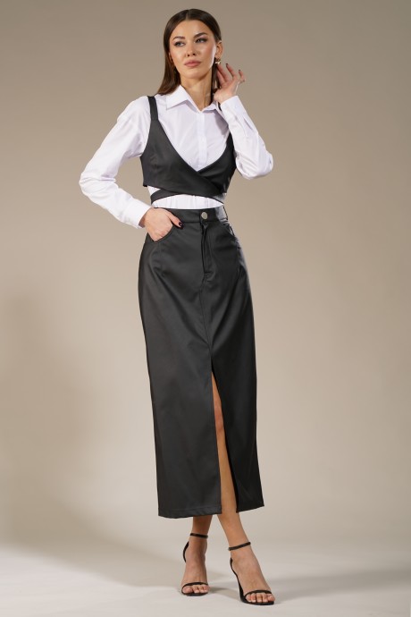 Юбка KIVVIWEAR 4152 02 черный размер 42-52 #3