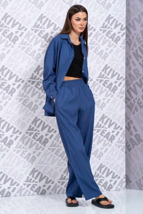 Брюки KIVVIWEAR 4076 31 синий размер 42-52 #3