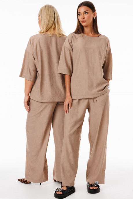 Джемпер (кофта) KIVVIWEAR 4285 04 коричневый размер 42-56 #6