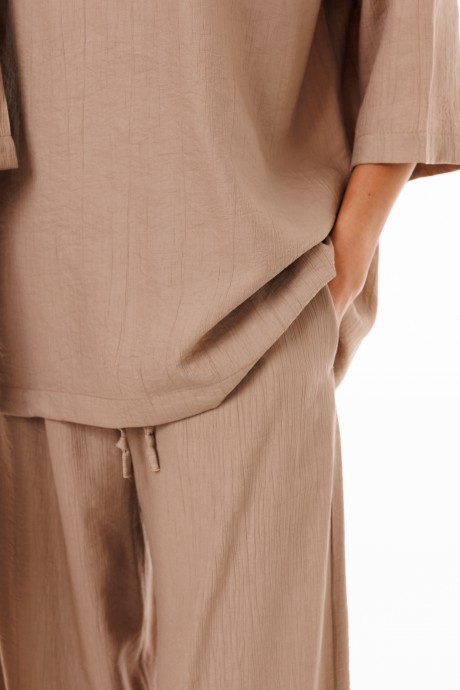 Джемпер (кофта) KIVVIWEAR 4285 04 коричневый размер 42-56 #7