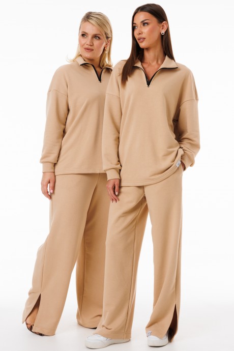 Брюки KIVVIWEAR 4132 10 бежевый размер 42-56 #2