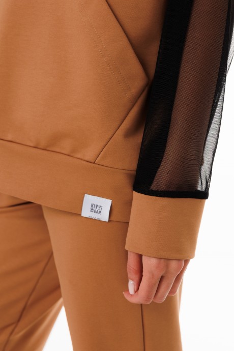 Джемпер (кофта) KIVVIWEAR 4289 01 терракот размер 42-56 #5