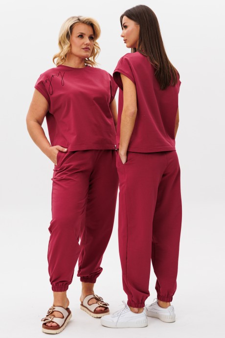 Брюки KIVVIWEAR 4184 10 марсала размер 42-58 #1