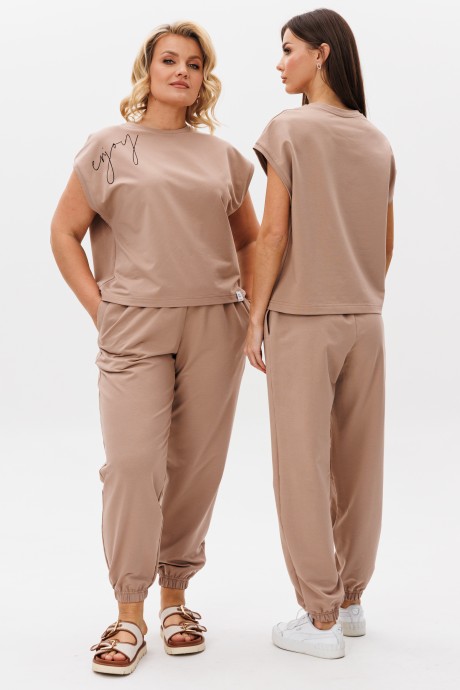 Брюки KIVVIWEAR 4184 11 капучино размер 42-58 #1