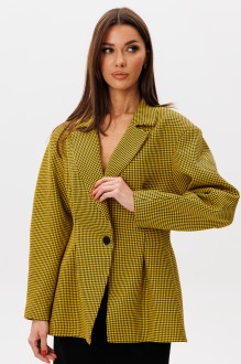 Жакет (пиджак) KIVVIWEAR 4313 01 горчичный #1