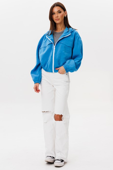 Бомбер KIVVIWEAR 4270 03 васильковый размер 42-52 #2