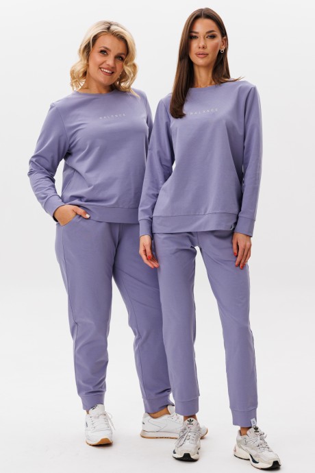 Спортивный костюм KIVVIWEAR 41084109 15 серо-фиолетовый размер 42-52 #1