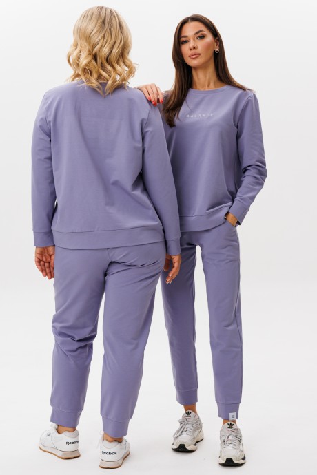 Спортивный костюм KIVVIWEAR 41084109 15 серо-фиолетовый размер 42-52 #4