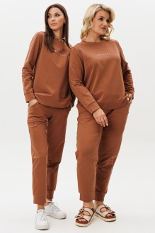 Спортивный костюм KIVVIWEAR 41084109 17 шоколадно-коричневый #1