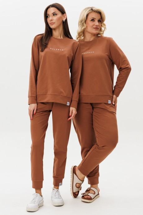 Спортивный костюм KIVVIWEAR 41084109 17 шоколадно-коричневый размер 42-52 #2