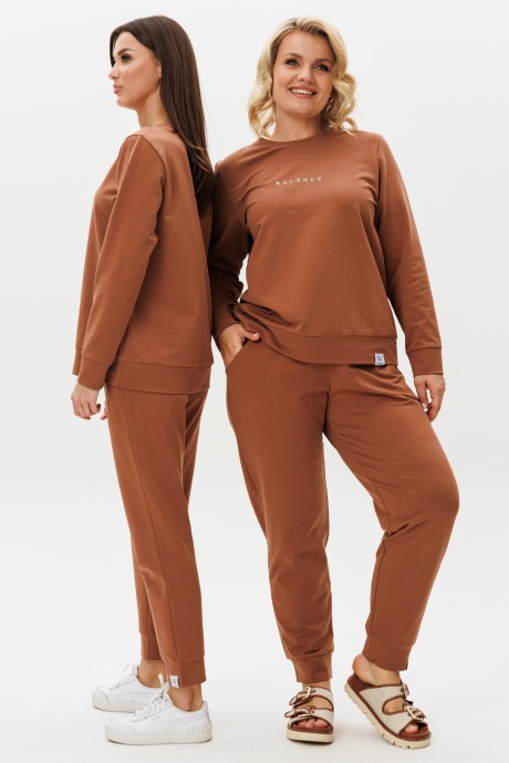 Спортивный костюм KIVVIWEAR 41084109 17 шоколадно-коричневый размер 42-52 #3