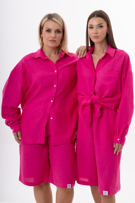 Рубашка KIVVIWEAR 4314 05 фуксия размер 42-56 #1